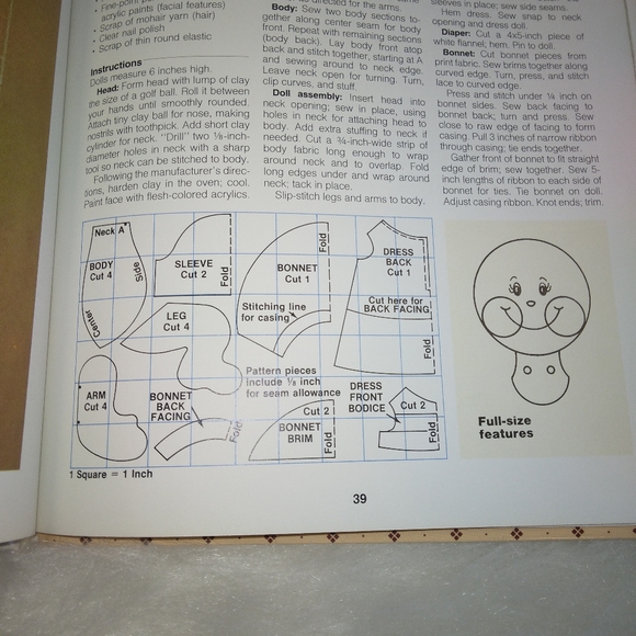 BOOK Cherished Dolls to Make for Fun, Better Homes and Gardens - Picture 7 of 8